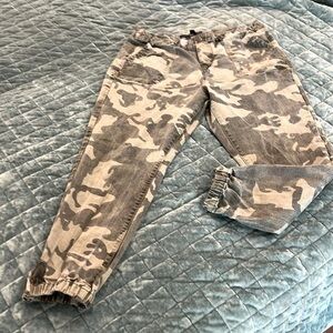 Boston Proper Camo Elastic Ankle Jeans